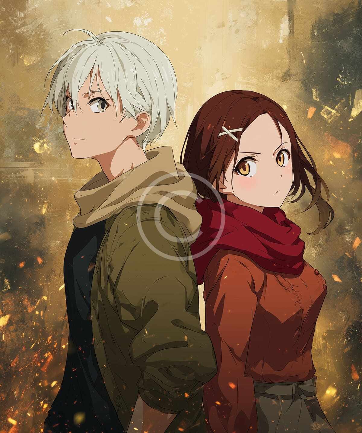 Opposing flames duo
